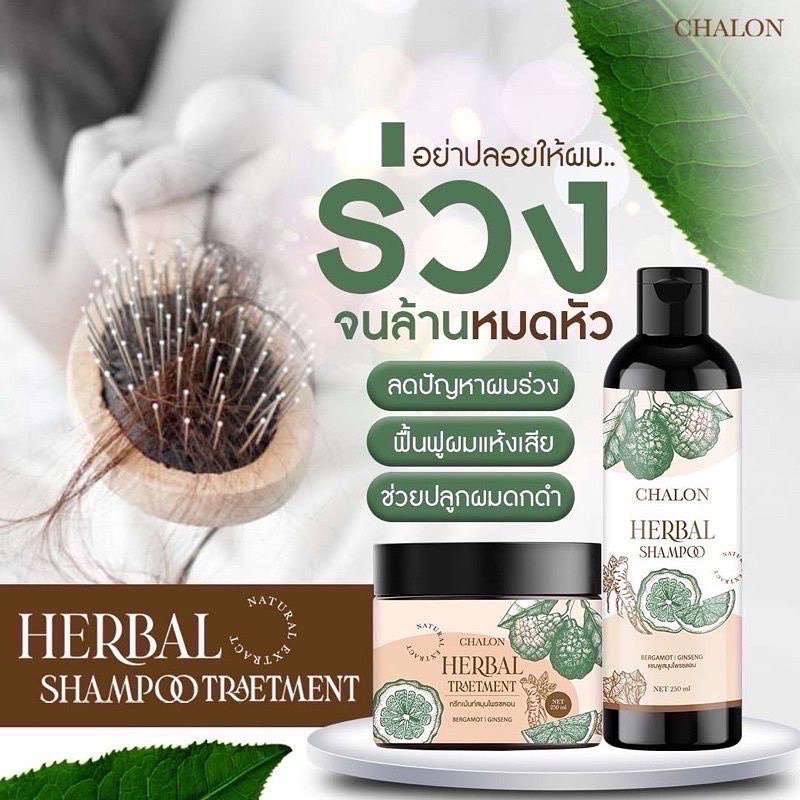 แชมพูชลอน-แชมพูมะกรูดชลอน-แชมพู-ทรีทเม้นท์-chalon-herbal-ชลอน-เฮอร์เบิ้ล