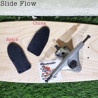 [0310][พร้อมส่ง]แผ่นยางรอง Surf truck หนา 6mm Slide Flow งานจีน งานสเปน skateboard truck gasket