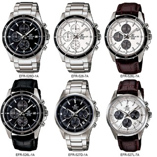 ภาพหน้าปกสินค้าCasio Edifice Chronotraph  นาฬิกาข้อมือ รุ่น EFR-526 EFR-526D EFR-527 EFR-527L EFR-527D ที่เกี่ยวข้อง