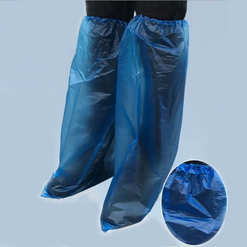 ภาพหน้าปกสินค้า25 คู่ Leg Cover ถุงคลุมเท้าสูงถึงเข่า พลาสติก 11.96 บาทต่อคู่ จากร้าน safetybkk บน Shopee