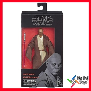 Hasbro Star Wars The Black Series Mace Windu 6" figure เมซ วินดู สตาร์ วอร์ส แบล๊คซีรี่ย์ส ขนาด 6 นิ้ว ฟิกเกอร์