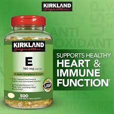 พร้อมส่ง-kirkland-signature-vitamin-e-180-mg-500-softgels-สินค้านำเข้าจากอเมริกา