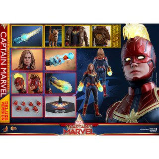 พร้อมส่ง 📦 Hot Toys MMS522 CAPTAIN MARVEL - CAPTAIN MARVEL (DELUXE VERSION)