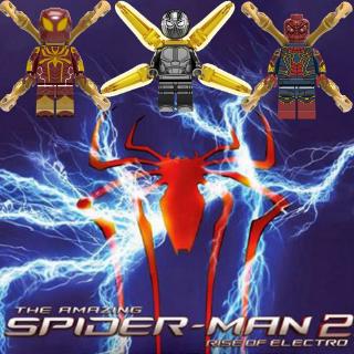 เข้ากันได้กับ Leging Minifigures Marvel Endgame Spider Man Spider Ham Venom Building Blocks ของเล่นสําหรับเด็ก