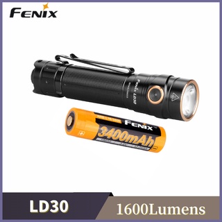 Fenix LD30 ไฟฉายฉุกเฉิน 1600 ลูเมนส์ 5 โหมดไฟ EDC พร้อมแบตเตอรี่ 18650