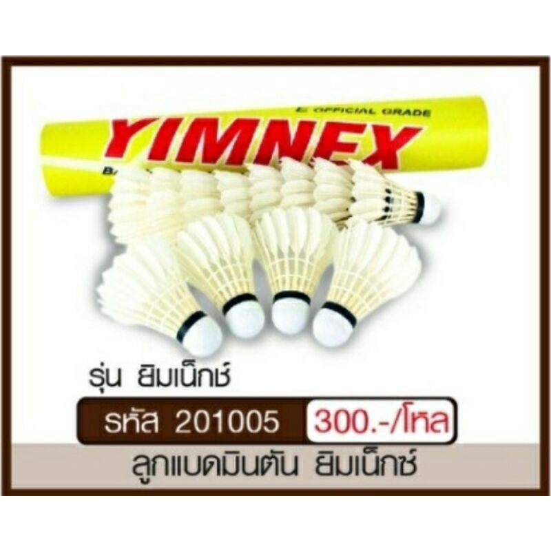 ลูกแบตมินตัน-yimnex-ยิมเน็กซ์