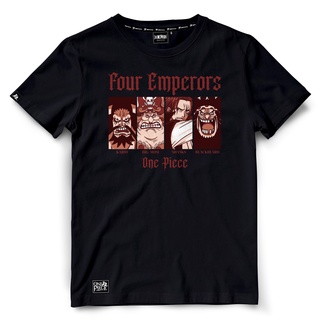 ✔☞▷Dextreme เสื้อวันพีซ T-shirt DOP-1573 One Piece ลาย Four Emperors  มี สีดำ และ สีกรม