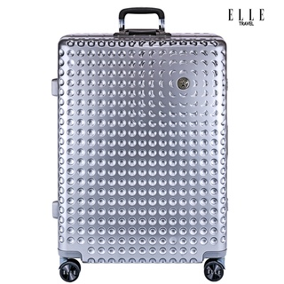 ELLE Travel Lunar Collection. 100% Polycarbonate PC, 28" Large Luggage, Secure Aluminum Frame, Aluminum Trolley,