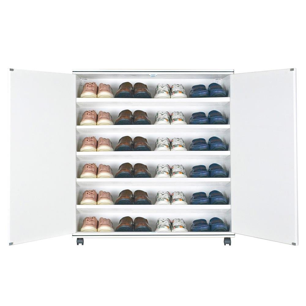 ตู้เก็บของ-ตู้รองเท้าสำเร็จ-6-ช่อง-king-สีเคริฟ์-ขาว-เฟอร์นิเจอร์เอนกประสงค์-เฟอร์นิเจอร์-ของแต่งบ้าน-shoe-cabinet-with