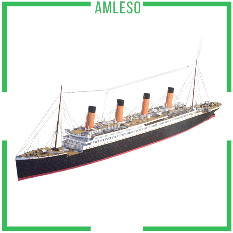 amleso-โมเดลเรือไททานิคของเล่นสะสมสําหรับตกแต่งบ้าน