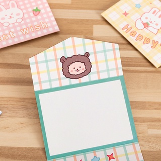 ภาพขนาดย่อของภาพหน้าปกสินค้า(P-080) การ์ดวันเกิด การ์ดอวยพร หมี เกาหลี กระต่าย milkjoy DIY Invitation card Birthday พร้อมส่งในไทย จากร้าน nemurestationary บน Shopee ภาพที่ 8