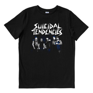 เสื้อยืดผู้ชาย Suicidal TENDENCIES ยางรัดผม สีฟ้า | เสื้อยืด พิมพ์ลายวงดนตรี | เพลงเมอร์ช | Unisex | เสื้อยืด พิมพ์ลายดน