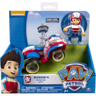 Paw Patrol Ryders Rescue ATV Vechicle and Figure ฟิกเกอร์ Paw Patrol Ryders Rescue ATV Vechicle and Figure ของเล่นสําหรับเด็ก