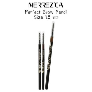 ภาพขนาดย่อของภาพหน้าปกสินค้า(แท้ 100%) Merrezca เมอร์เรซกา ดินสอเขียนคิ้ว Merrez'ca จากร้าน sirimongkol_thaisilk บน Shopee
