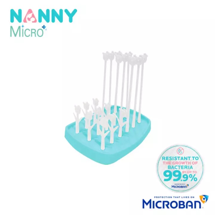 nanny-แนนนี่-ที่คว่ำขวดนมและอุปกรณ์-microban-n232