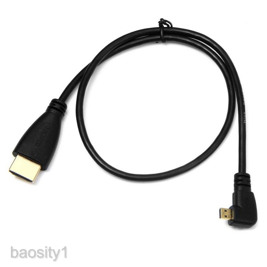 พร้อมสต็อก-0-5-m-high-speed-micro-hdmi-male-to-hdmi-male-สายแปลงอะแดปเตอร์-baosity1