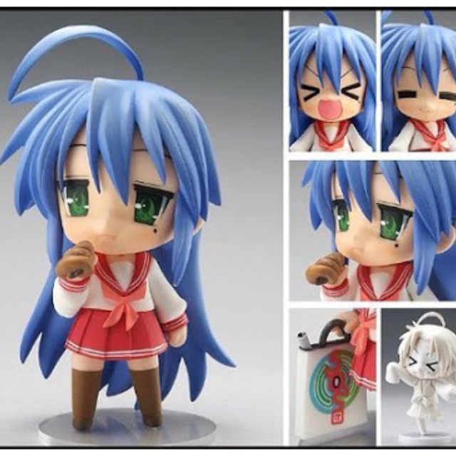 แท้-มือ1-2-no-27-28-konata-izumi-hiiragi-kagami-nendoroid-figure-lucky-star-figure-extra-summer-wedding