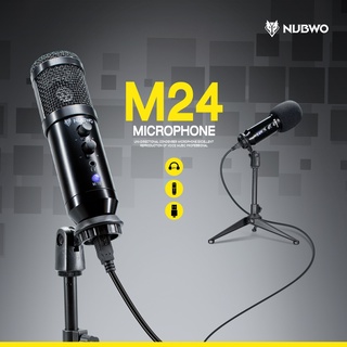 ภาพหน้าปกสินค้าไมค์ NUBWO สายUSB สำหรับคอมพิวเตอร์ M24 CONDENSER MICROPHONE ซึ่งคุณอาจชอบสินค้านี้