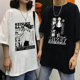 เสื้อยืด พิมพ์ลายกราฟิกการ์ตูนอนิเมะ Tokyo Revengers Kawaii Harajuku เหมาะกับฤดูร้อน สไตล์ญี่ปุ่น สําหรับผู้ชาย และผู้หญ