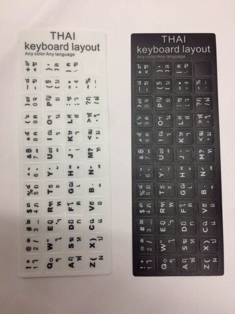 สติกเกอร์แป้นพิมพ์-ไทย-อังกฤษ