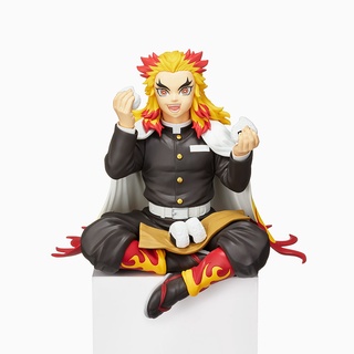 Rengoku Kyoujurou Demon Slayer Noodle Stopper Figure Sitting Onigiri Kimetsu No Yaiba Anime Figurine
