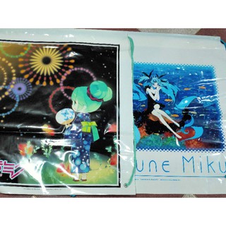 Sale!!!!  ถุงหูรูดใบใหญ่ Hatsune Miku   (50×50cm.)ถุงพสาสติกกันน้ำ