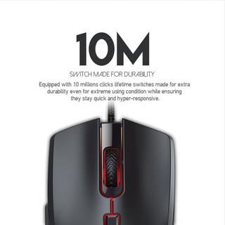 ภาพขนาดย่อของภาพหน้าปกสินค้าFANTECH VX7 CRYPTO Macro Key Gaming Mouse รุ่น VX7 เมาส์เกมมิ่ง แฟนเทค ความแม่นยำปรับพร้อม feet mouse DPI 200-8000 จากร้าน gadgetvilla บน Shopee ภาพที่ 5