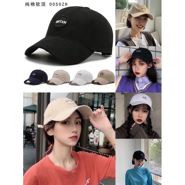 ภาพหน้าปกสินค้าหมวกแก๊ปBRTXN หมวกกีฬาสไตล์เกาหลี จากร้าน fasioncaps บน Shopee