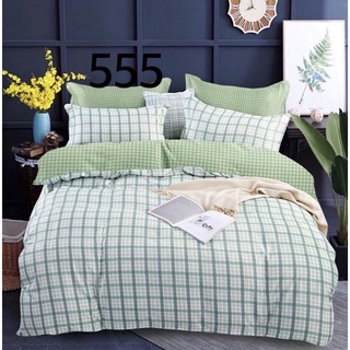 ชุดเครื่องนอนลายสก็อตสีต่างๆ .ขนาด 3.5,5,6 ฟุต ผ้าปูที่นอน + ผ้านวมครบชุด