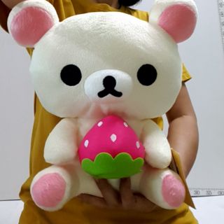 Korilakkuma having strawberry🍓