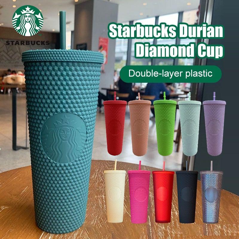 ถ้วยกาแฟ-starbucks-studded-tumbler-durian-พร้อมหลอดดูด-สีเย็น