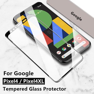 【High Quality】ฟิล์มกระจกเต็มจอกาวเต็ม เหมาะสำรับ Google Pixel 4/Pixel 4XL ฟิล์มกระจกกาวเต็มจอทั้งแผ่น Full Glue Full screen coverage