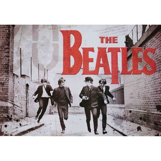 โปสเตอร์ รูปถ่าย วง ดนตรี 4เต่าทอง The Beatles (1960-70) POSTER 24"x35" Inch British Pop Rock MUSIC Photo Vintage V3