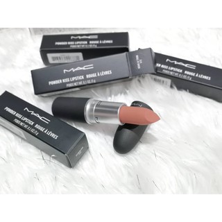 ส่งฟรี MAC POWDER KISS LIPSTICK 3g เบอร์ 314 Mull it over ลิปสติกเนื้อแมท OCT02