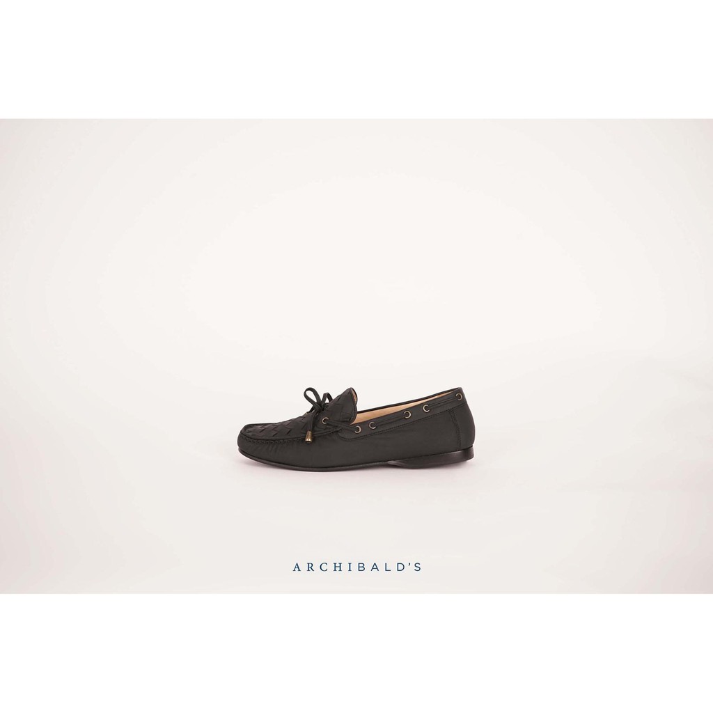 รองเท้า-archibalds-รุ่น-erebus-loafers-archibalds-รองเท้าโลฟเฟอร์-หนังแท้สาน-สีดำ