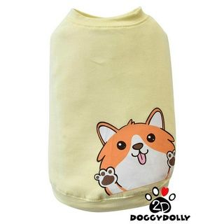 Bigdog -Doggydolly เสื้อผ้าหมาใหญ่ แฟชั่นหมาใหญ่ เสื้อยืด T-shirt คอกลม แขนกุด เสื้อผ้าแฟชั่น 11-45 โล BD-T752