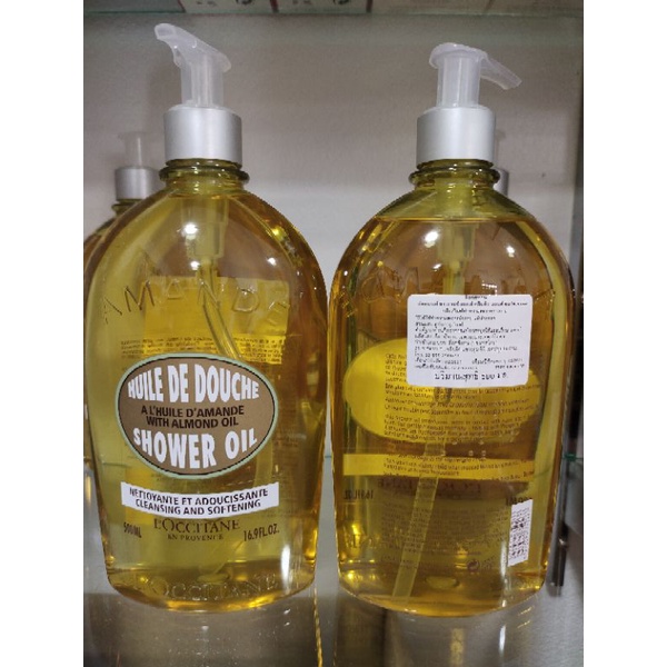 แท้ป้ายไทย-loccitane-almond-shower-oil-500ml-เจลอาบน้ำเนื้อออยล์