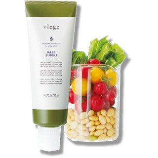 Lebel Viege Base Suppli - Vegetable supplement for scalp and hair 225ml ครีมบำรุงหนังศรีษะปราศจากน้ำหอมเพิ่มความชุ่มชื้น