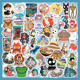 56 ชิ้น / ชุด ☆ สติกเกอร์ ลายการ์ตูนอนิเมะ Miyazaki Hayao คละแบบ ☆ สติกเกอร์ Doodle แฟชั่น กันน้ํา DIY