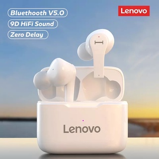 Lenovo QT82 หูฟังบลูทูธ 5.0 กันน้ำ เสียงดี เบสหนัก หูฟังไร้สาย