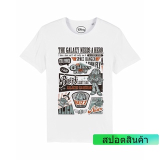 เสื้อยืดนิ่ม พิมพ์ลาย Toy Story Buzz Lightyear The Galaxy Needs A Hero ของขวัญวันเกิด สําหรับผู้ชาย