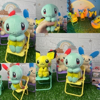 ตุ๊กตาโปเกม่อนเซนิกาเมะ นั่งจ๋อง ก้นถ่วง Squirtle Pokémon งานป้าย T-ARTS ป้ายแดง Original Takara Tomy ARTS Chokkorisan