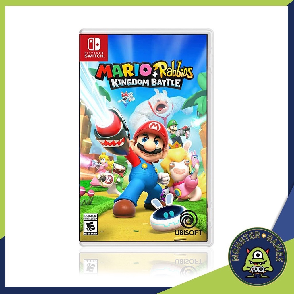 ภาพหน้าปกสินค้าMario Rabbids Kingdom Battle Nintendo Switch Game แผ่นแท้มือ1   (Mario Rabbids switch)(Mario Rabbit switch)