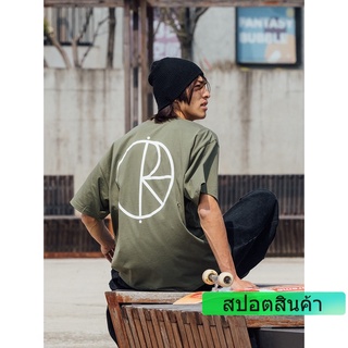 เสื้อยืดแขนสั้นพิมพ์ลายโลโก้ Polar Skate Co Stroke แฟชั่นสําหรับคู่รัก