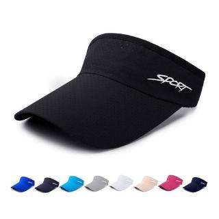 Breathable Men Women Sun Visor Cap Light Weight portable  Sports Outdoor Adjustable Hat