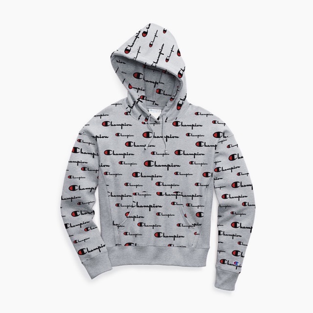 champion reverse weave hoodie oxford gray 3290