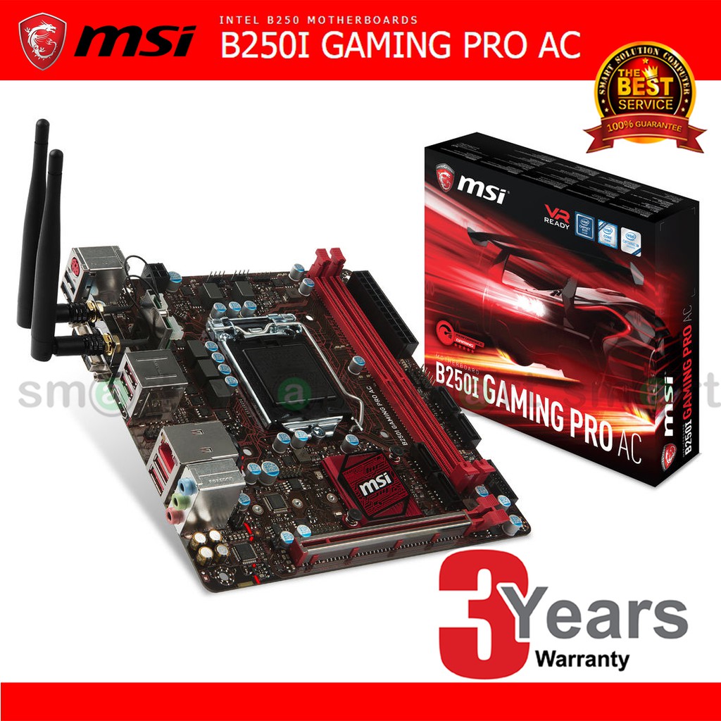 MSI B250I GAMING PRO AC LGA 1151 MAINBOARD Shopee Thailand