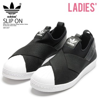 สินค้า Adidas รองเท้า สลิป ออน อาดิดาส Superstar slip on black classic (Best Seller)