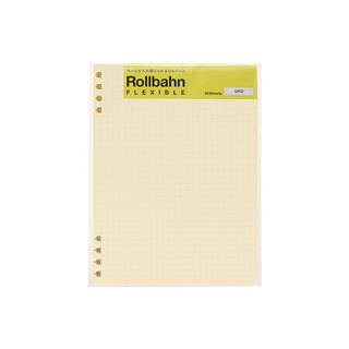 Rollbahn FLEXIBLE refill grid L/50 Sheets/Notebook/Grid/Memo/Stationery