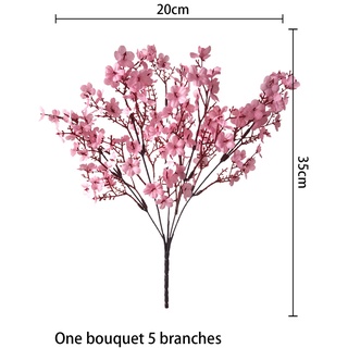 ภาพขนาดย่อของภาพหน้าปกสินค้าช่อดอกไม้ Cherry Blossom Peach Blossom สไตล์ญี่ปุ่นสําหรับตกแต่งบ้าน จากร้าน moshee.th บน Shopee ภาพที่ 7